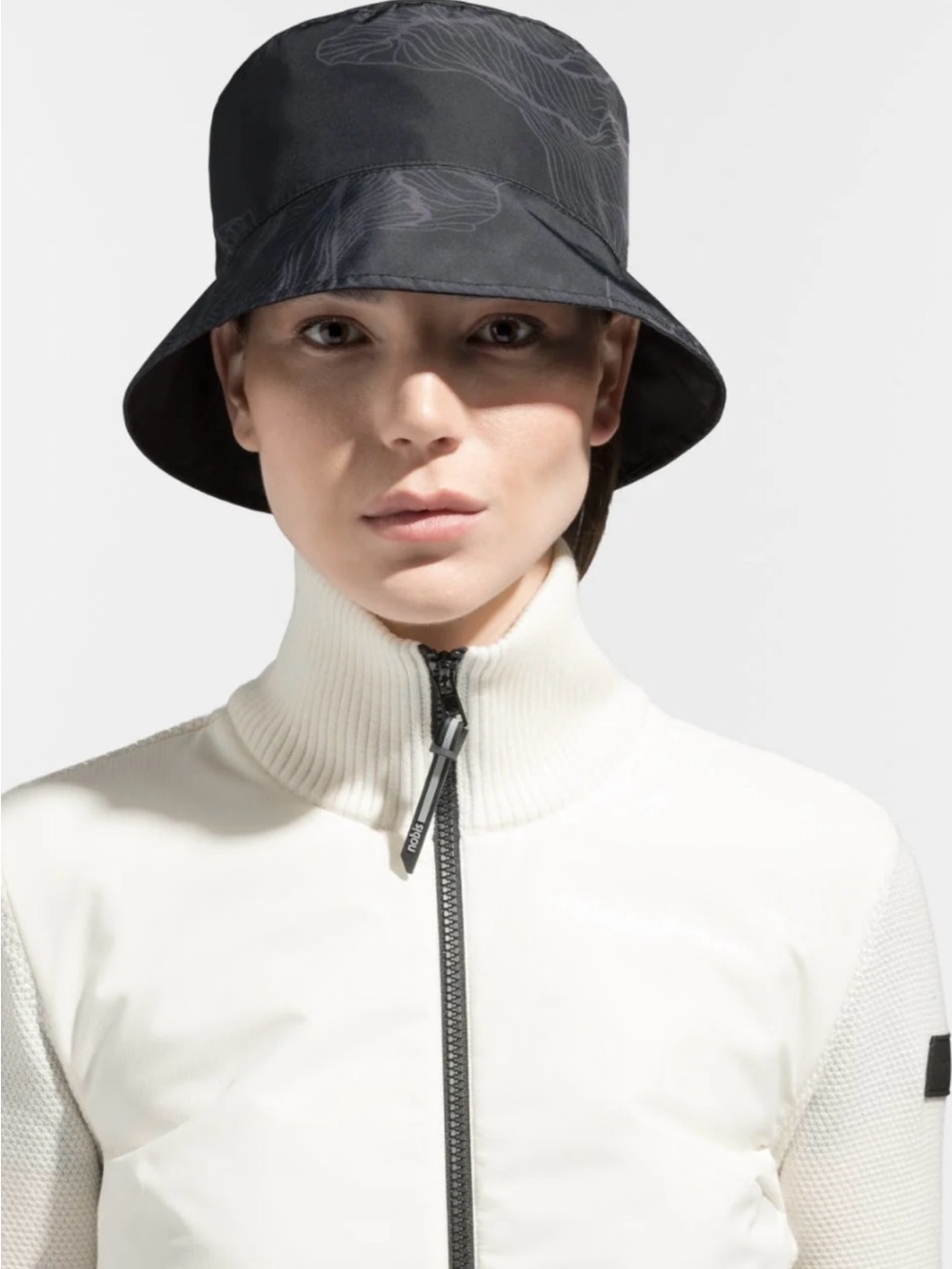Nobis Kish Reversible Bucket Hat Black Desert Print Unisex One Size NWT